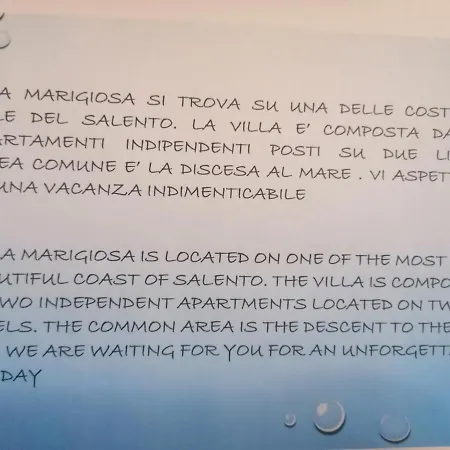 Marigiosa Salento בית נופש *